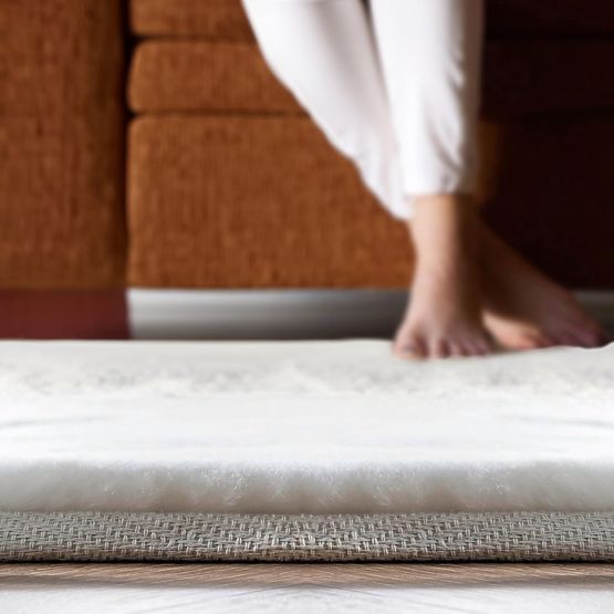 Seidenteppich Rabbit - Rosa