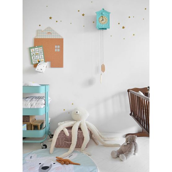 selbstklebend schwarzes brett DEKORNIK - Blaue haus