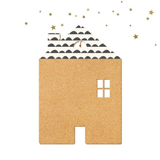 selbstklebend schwarzes brett DEKORNIK - Weiß haus