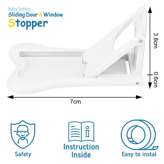 SIPO Kindersicherung für Schiebetüren - 2 Stk