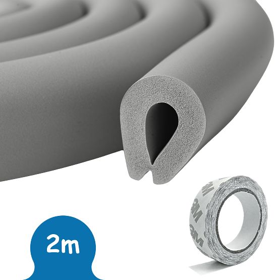 SIPO Schaumklebeband für Glasflächen, grau - 1 Stk