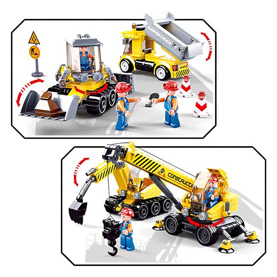 Sluban Town Baukasten M38-B0810 - Baustelle