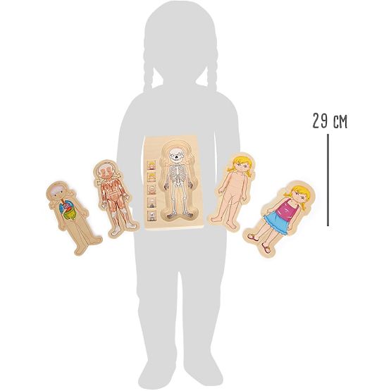 Small Foot Anatomie-Puzzle aus Holz