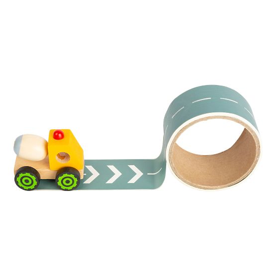 small foot Baumaschine mit Straße 1 Stk gelb