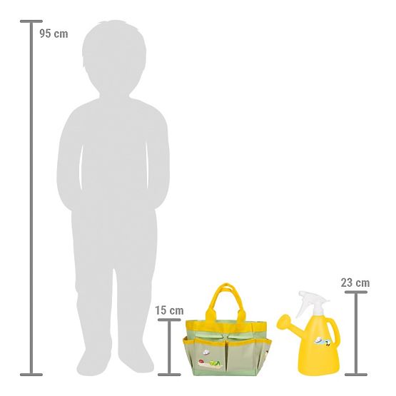 small foot Gartengeräteset in Tasche Tiny Garden