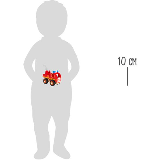 small foot Holz-Feuerwehrauto mit Leiter