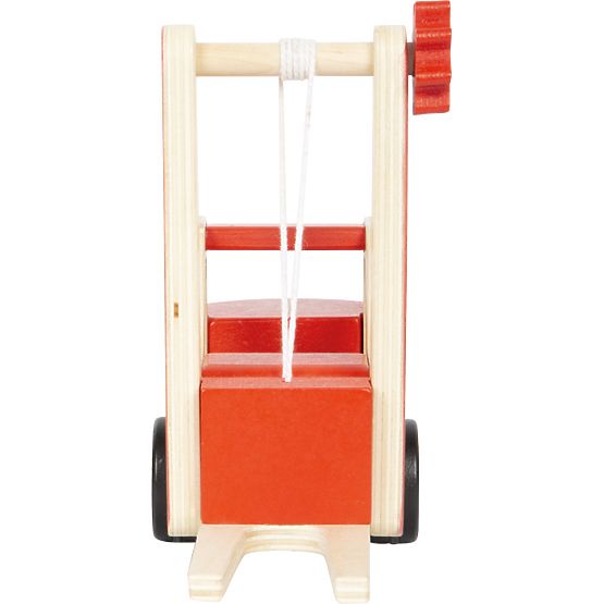 small foot Holz-Gabelstapler mit Palette