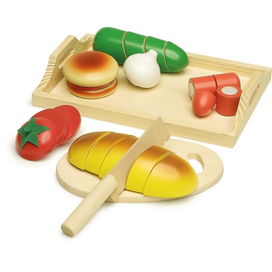 small foot Holz-Schneideset Snack