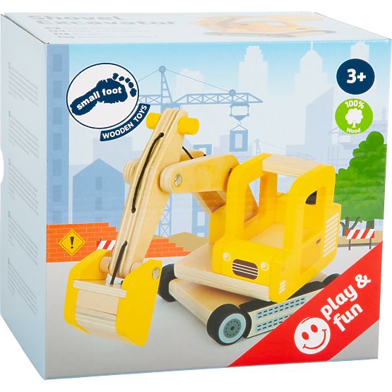 small foot Holzbagger mit Schaufel