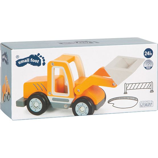 small foot Holzlader mit Schaufel