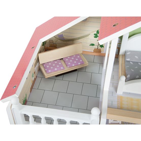 small foot Holzpuppenhaus mit Terrasse