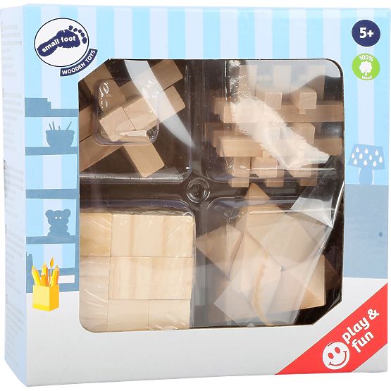 Small Foot Holzpuzzle-Set 4-tlg