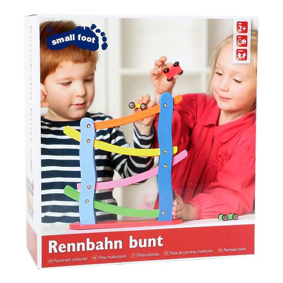 Small Foot Holzrennbahn für 4 Autos
