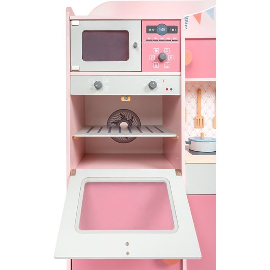 small foot Holzspielküche Gourmet rosa