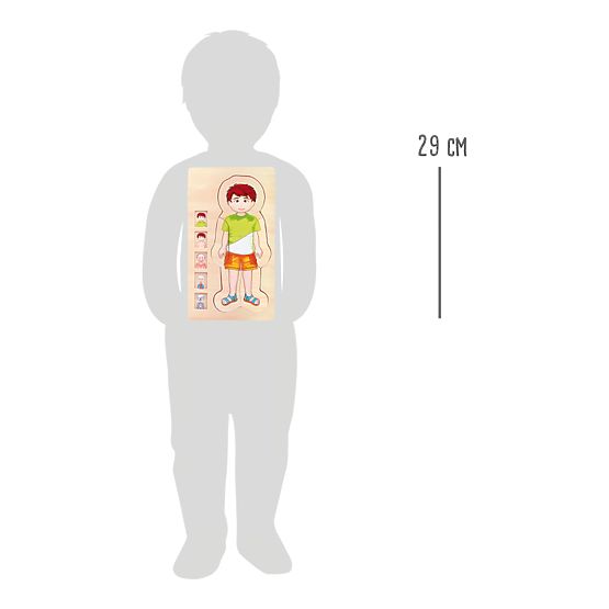 Small Foot Holzspielzeug Puzzle Anatomie Tim