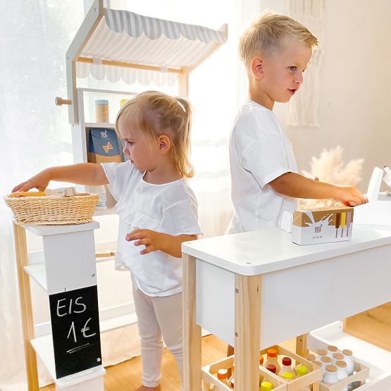 small foot Holzverkaufsstand Fresh