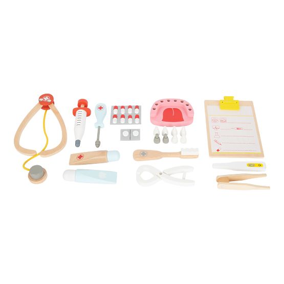 Small Foot Kinderarztkoffer für kleine Zahnärzte 2 in 1