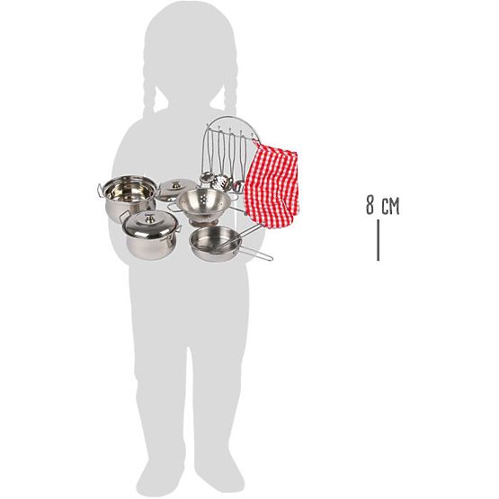 small foot Metall-Kochgeschirr-Set Gustav