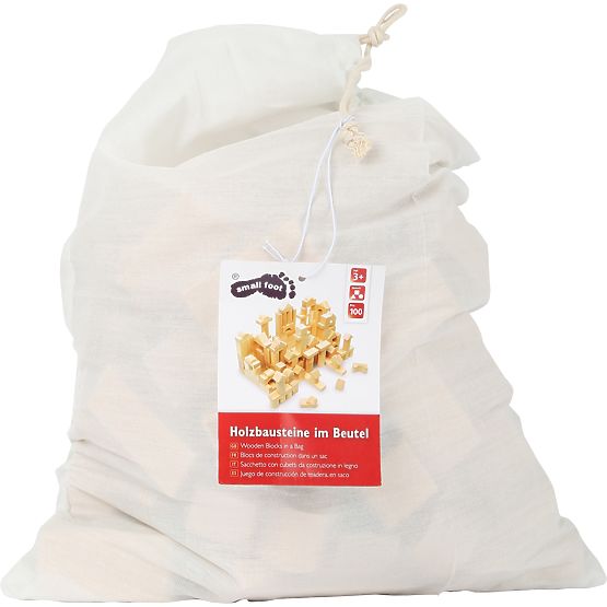 Small Foot Natural Holzwürfel 100 Stk
