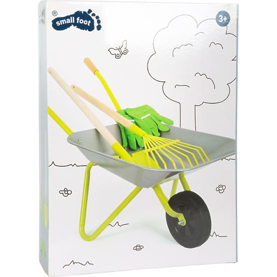 Small Foot Schubkarre mit Gartengeräten