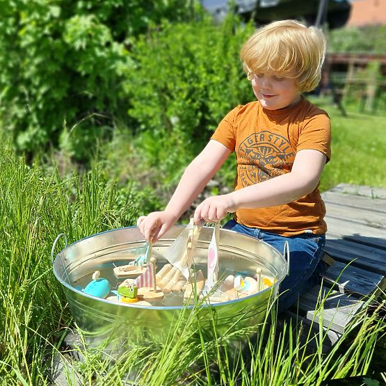 small foot Wasserspielzeug Segelboot 3 Stk.
