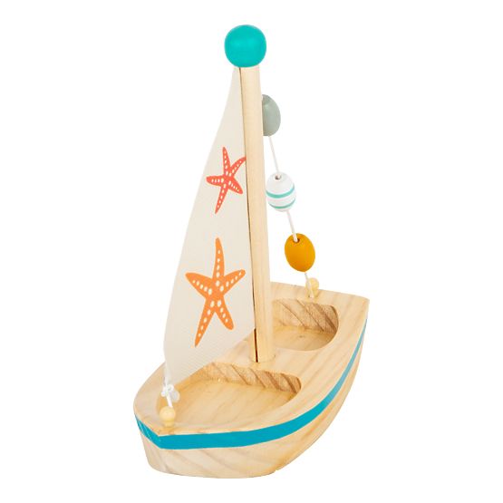 small foot Wasserspielzeug Segelboot Seestern