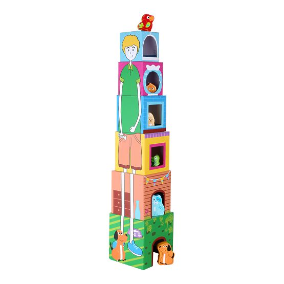 Small Foot Würfelturm mit Holztieren