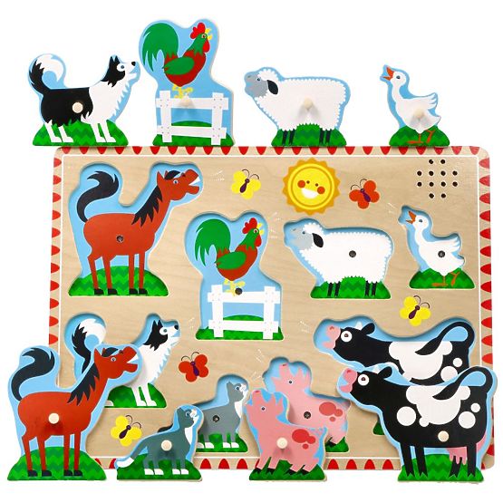 Soundpuzzle - Bauernhoftiere