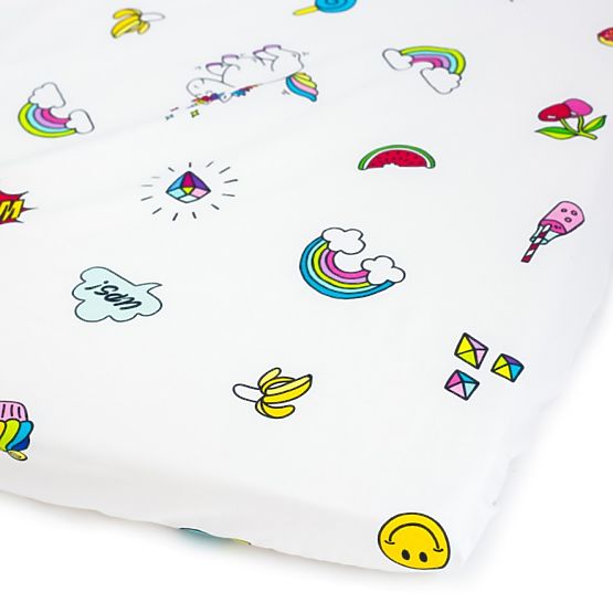 Spannbettbezug mit ein gummiband EINHORN