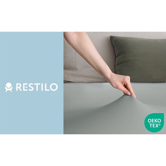 Spannbettlaken AMBER Farbe Grau klassischer Stil Material Jersey 80-90x200 DecoKing