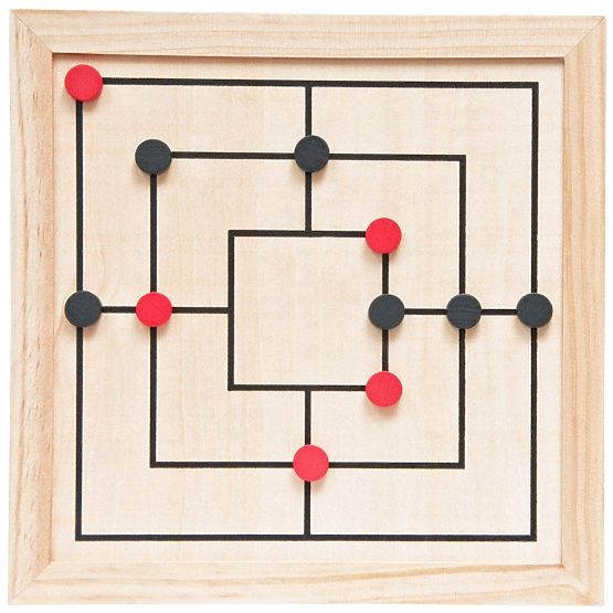 Spieleset in Holzkiste