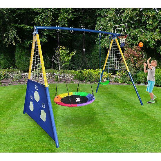 Spielplatz AMICO 2 Schaukeln Korb für Spiel