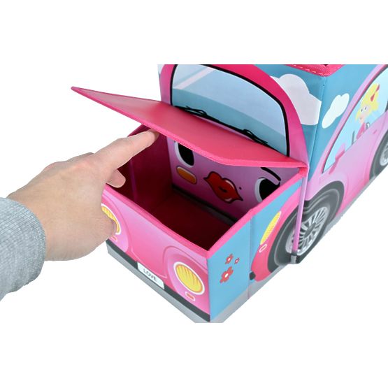 Spielzeugkiste Auto Rosa