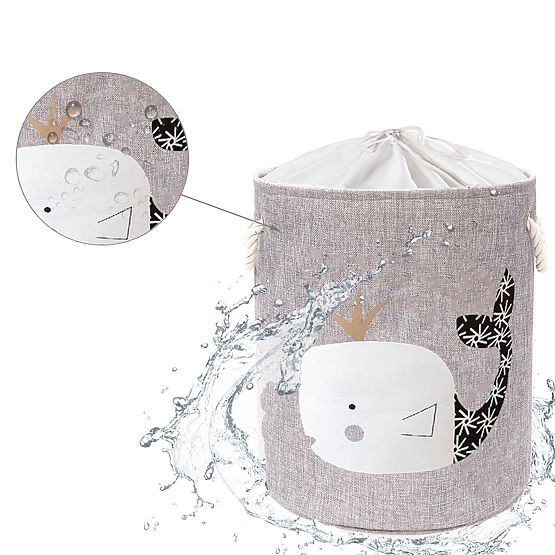 Spielzeugkorb XL - Wal