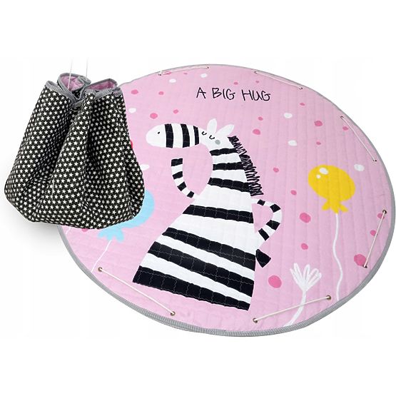 Spielzeugsack und Unterlage - 2in1 - ZEBRA