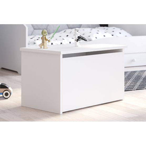 Spielzeugtruhe Daria weiß