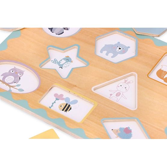 Steckpuzzle mit Griffen Formen