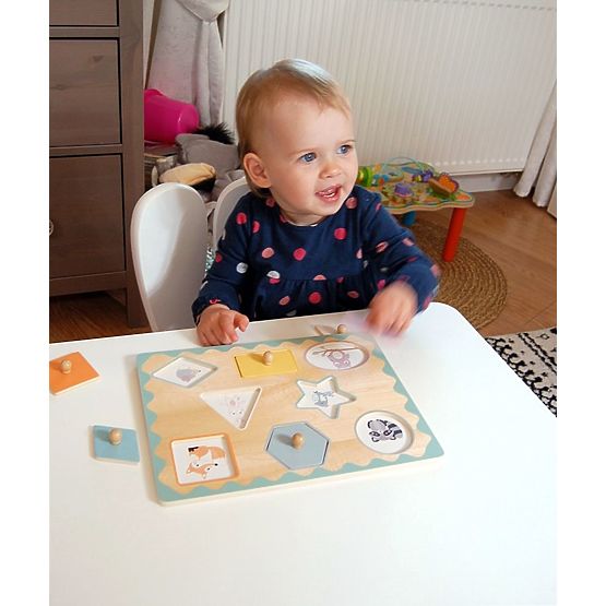 Steckpuzzle mit Griffen Formen