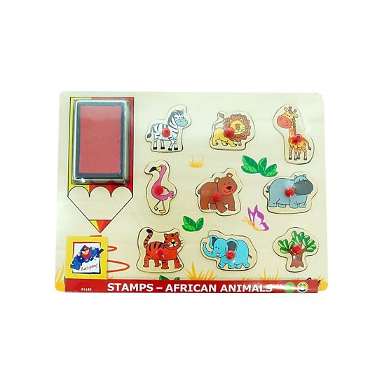 Stempel und Puzzle 2 in 1 - Safari