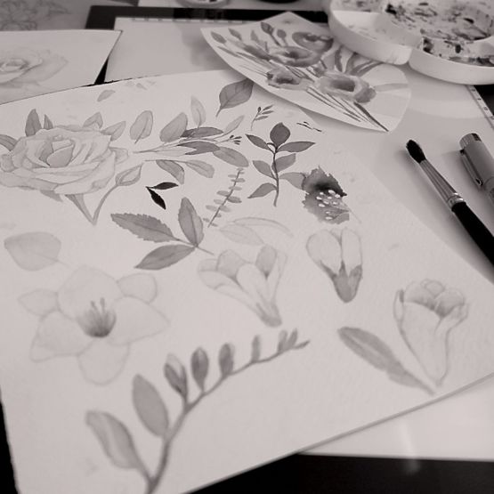 Stillen Kissen Noční blumen