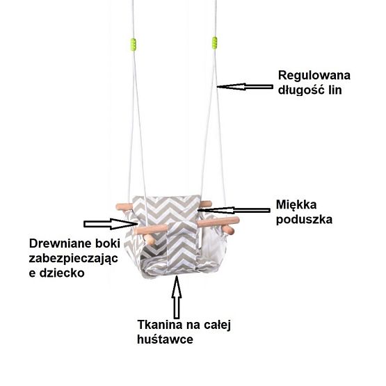Stoffschaukel für die Kleinen