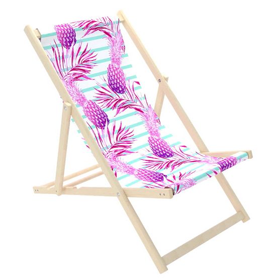 Strandkorb Lila Ananas