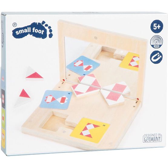 Symmetrisches Puzzle mit Spiegel