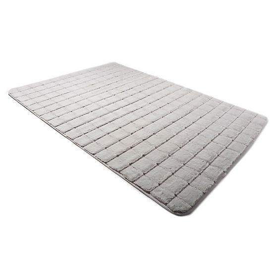 Teppich 3D BRICK - Silver