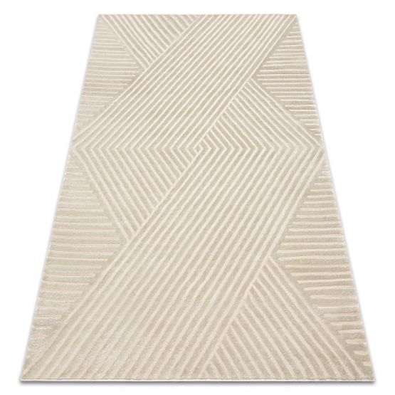Teppich BALANCE 1503 taupe - Geometrisch, strukturell, glamourös