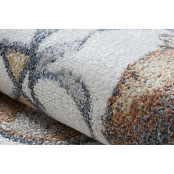 Teppich BONO 9614 Rund Bär, Ballons Creme / Hellgrau