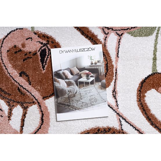 Teppich FUN Flami für Kinder, Flamingos Creme