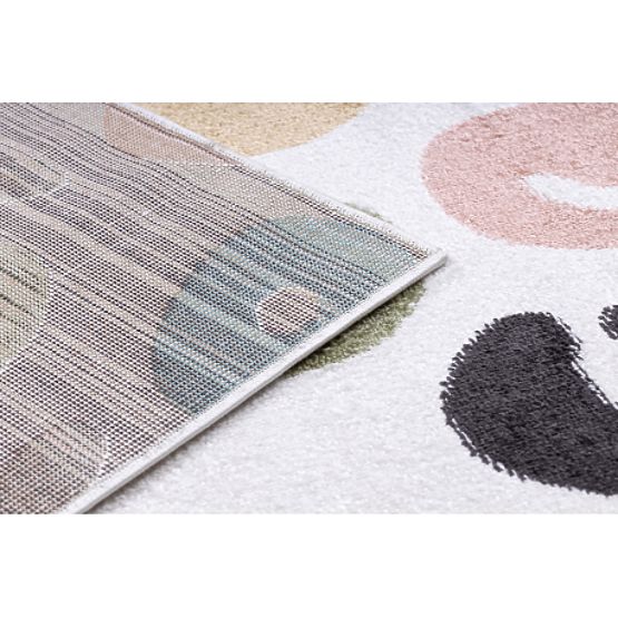 Teppich FUN Spots für Kinder, Flecken Creme