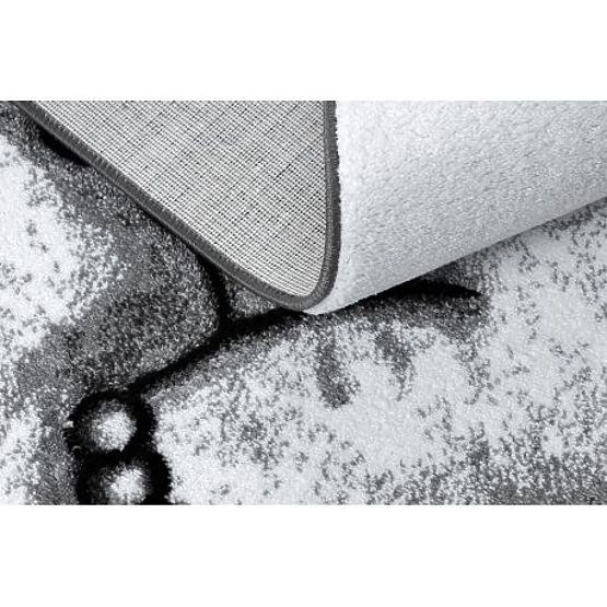 Teppich PETIT ELEFANT MIT RÜSSEL, ELEFANT, STERNE, grau