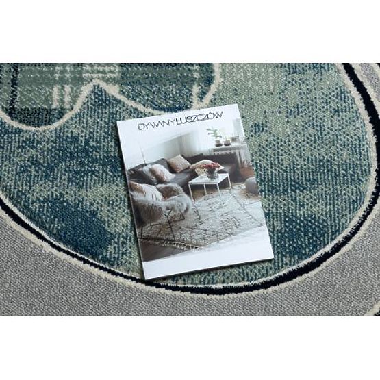 Teppich PETIT HUBSCHRAUBER, FLUGZEUGE, blau